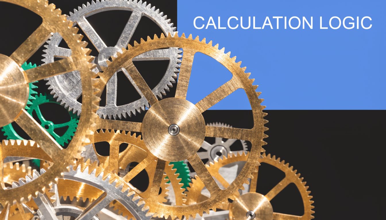 Close up view of metallic gears and cogs working together against a blue and black background.